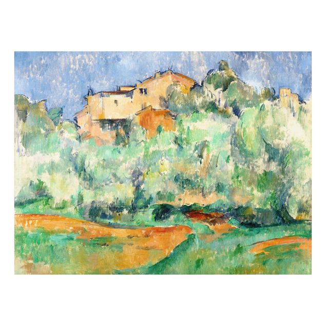 Obrazy na szkle artyści Paul Cézanne - Dom na wzgórzu