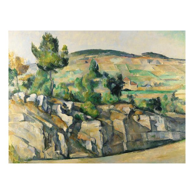 Obrazy na szkle artyści Paul Cézanne - Pejzaż pagórkowaty