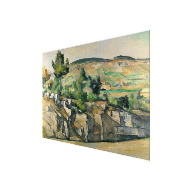 Obrazy na szkle krajobraz Paul Cézanne - Pejzaż pagórkowaty