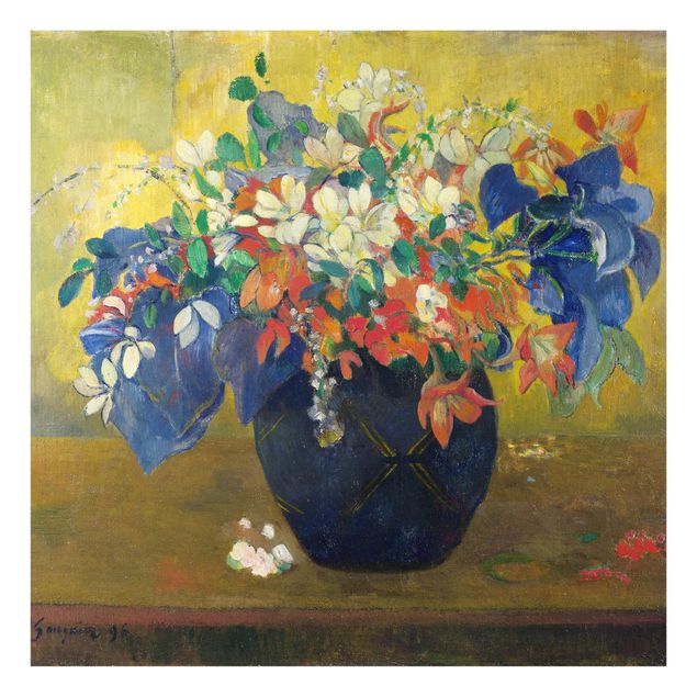 Nowoczesne obrazy do salonu Paul Gauguin - Wazon z kwiatami