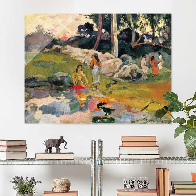 Dekoracja do kuchni Paul Gauguin - brzeg rzeki