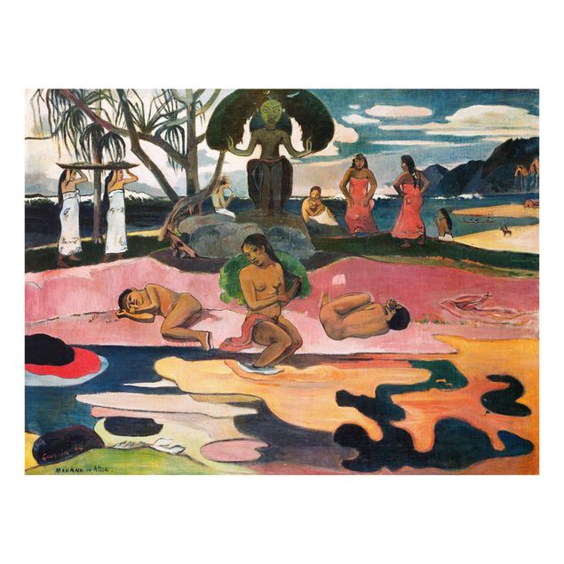 Obrazy na szkle krajobraz Paul Gauguin - Dzień boży