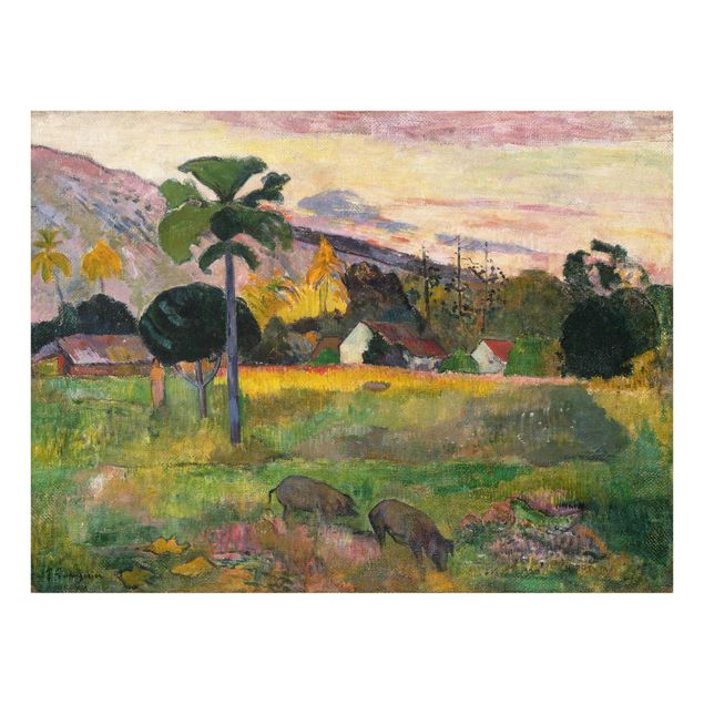 Obrazy na szkle krajobraz Paul Gauguin - Przyjdź tutaj