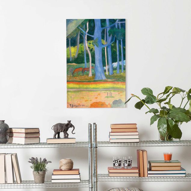 Obrazy impresjonizm Paul Gauguin - Pejzaż leśny
