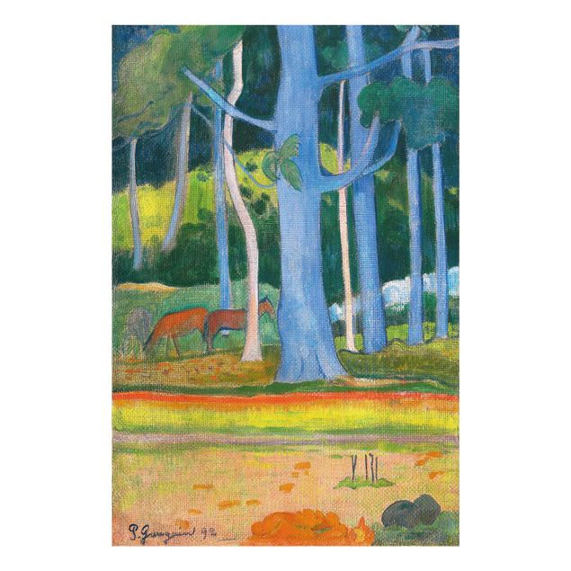 Obrazy na szkle krajobraz Paul Gauguin - Pejzaż leśny