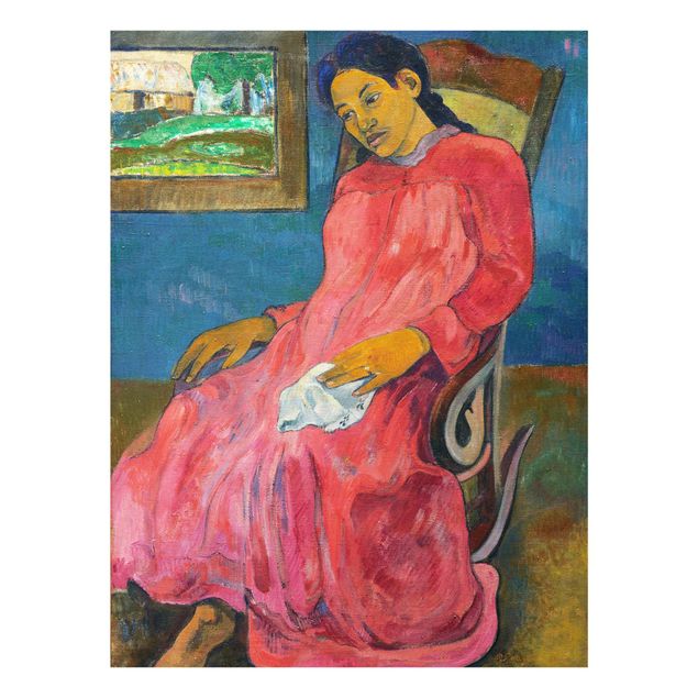 Obrazy do salonu Paul Gauguin - Kobieta melancholijna