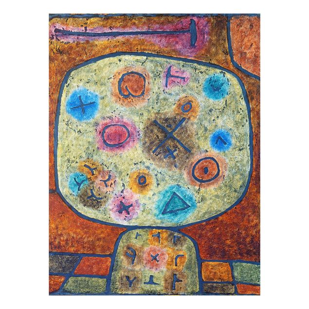 Obrazy do salonu nowoczesne Paul Klee - Kwiaty w kamieniu