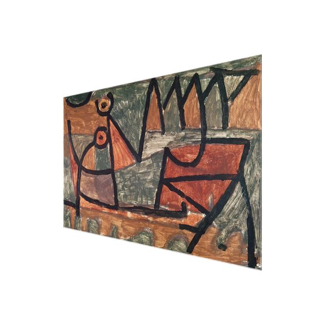 Obrazy na szkle abstrakcja Paul Klee - Wycieczka statkiem