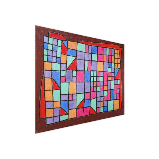 Obrazy na szkle abstrakcja Paul Klee - Szklana fasada
