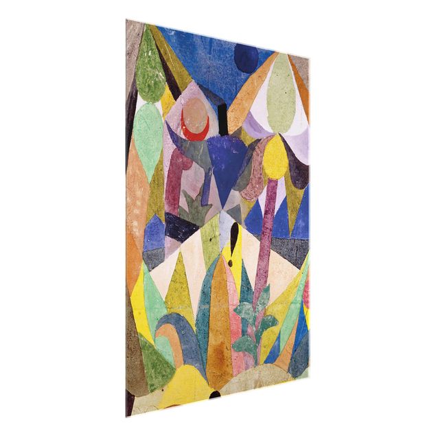 Obrazy na szkle krajobraz Paul Klee - Łagodny pejzaż tropikalny