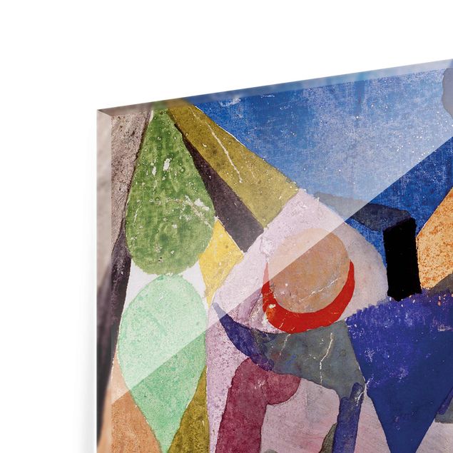 Obrazy na szkle abstrakcja Paul Klee - Łagodny pejzaż tropikalny