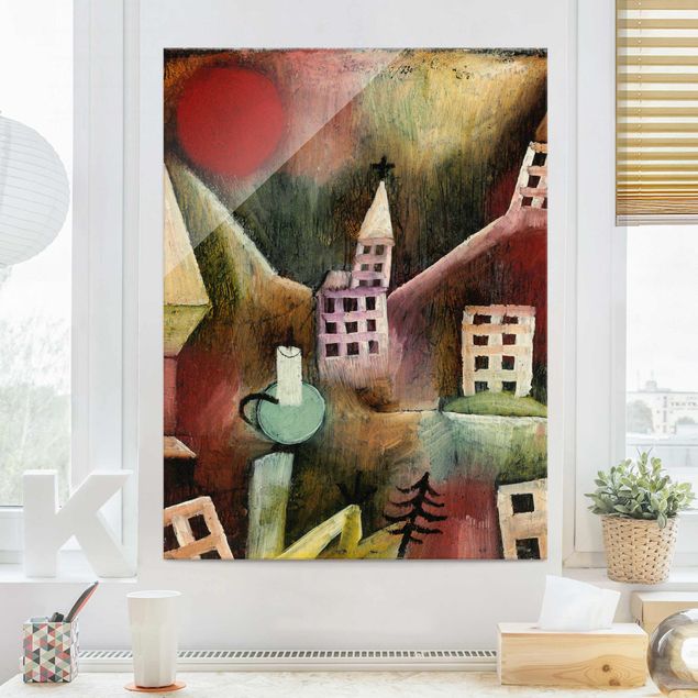 Dekoracja do kuchni Paul Klee - Zniszczona wioska