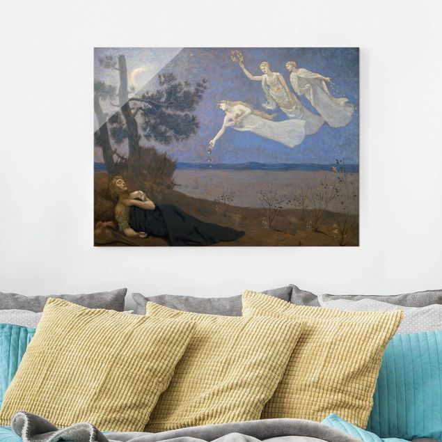 Obrazy na szkle poziomy Pierre Puvis de Chavannes - Marzenie
