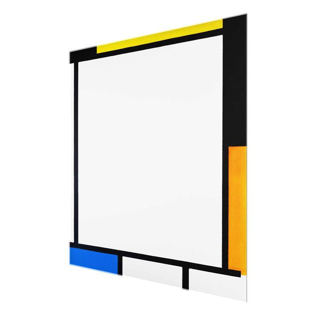 Obrazy do salonu nowoczesne Piet Mondrian - Kompozycja III