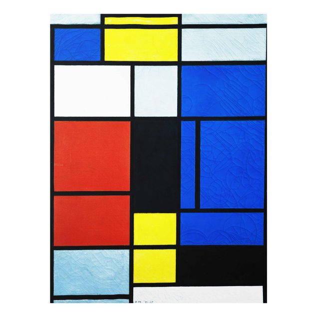 Obrazy na szkle abstrakcja Piet Mondrian - Tableau Nr 1