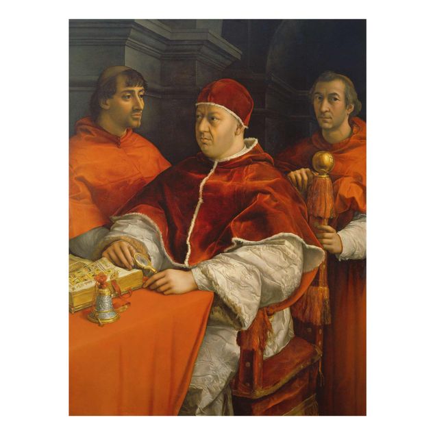 Obrazy do salonu nowoczesne Raffael - portret papieża Leona X