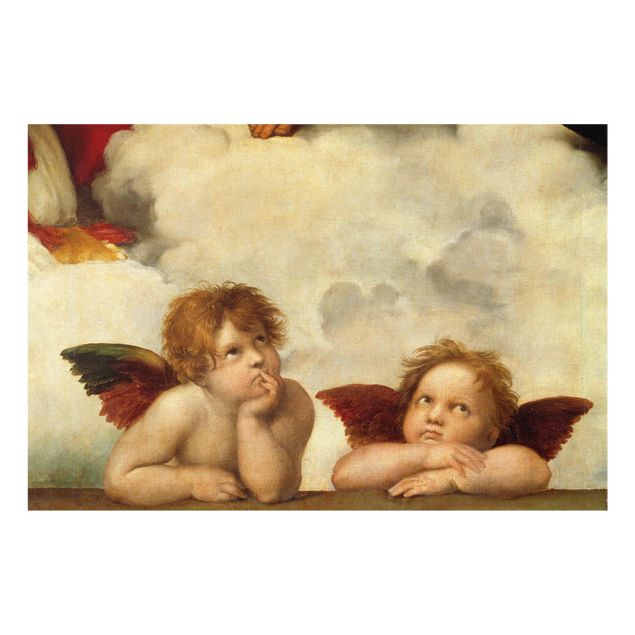 Obrazy na szkle duchowość Raffael - Dwa anioły