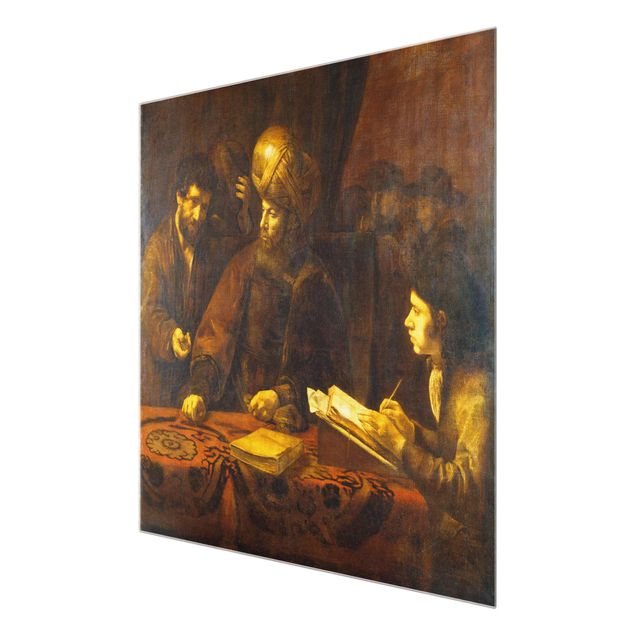 Nowoczesne obrazy do salonu Rembrandt van Rijn - Przypowieść o robotnikach