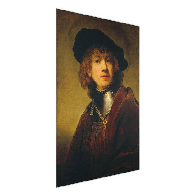 Obrazy na szkle artyści Rembrandt van Rijn - Autoportret