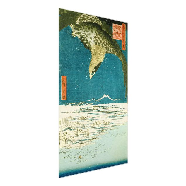 Obrazy na szkle artyści Utagawa Hiroshige - Sto tysięcy równin Subo