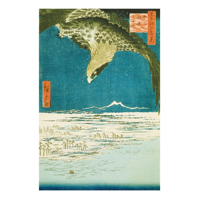 Obrazy na szkle krajobraz Utagawa Hiroshige - Sto tysięcy równin Subo