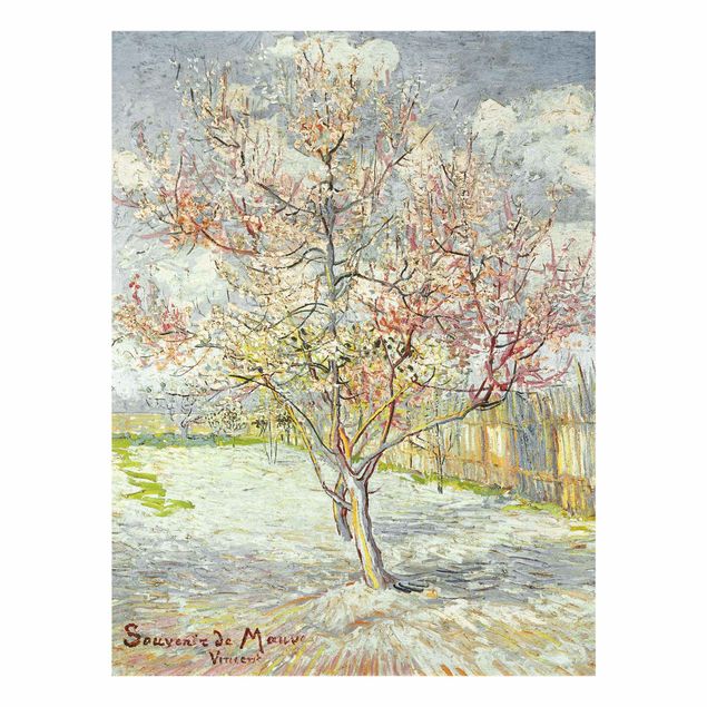 Drzewo obraz Vincent van Gogh - Kwitnące drzewa brzoskwiniowe