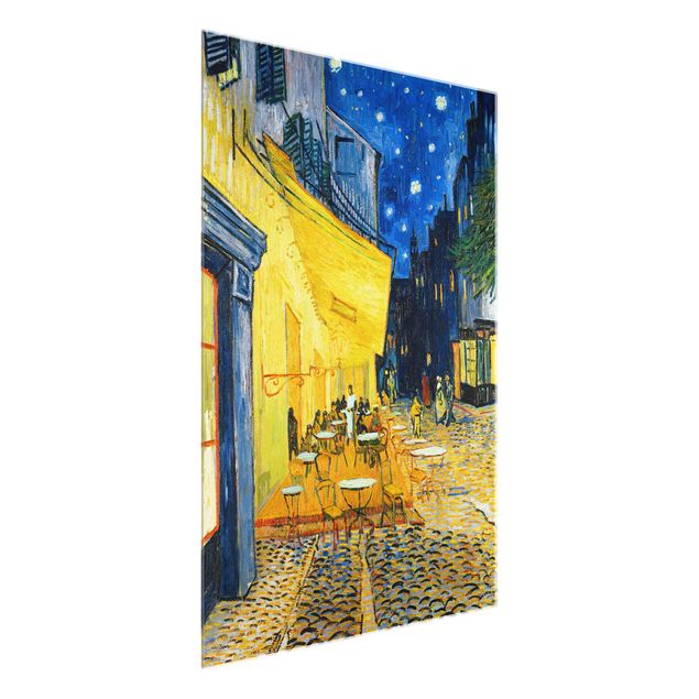 Obrazy na szkle portret Vincent van Gogh - Taras kawiarni w Arles