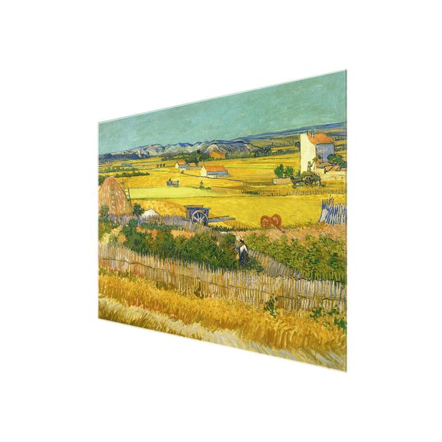 Obrazy na szkle krajobraz Vincent van Gogh - Żniwa