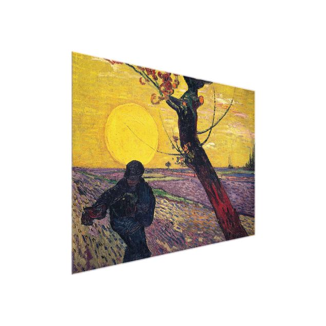 Obrazy na szkle poziomy Vincent van Gogh - Siewca