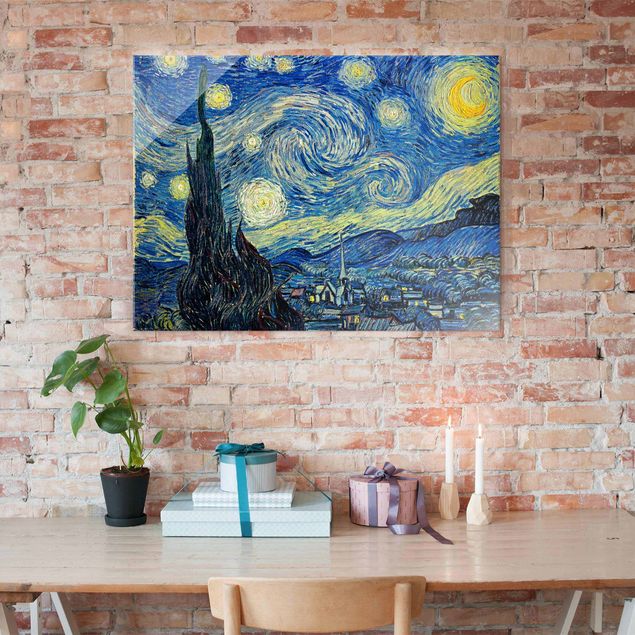 Obrazy na szkle Nowy Jork Vincent van Gogh - Gwiaździsta noc