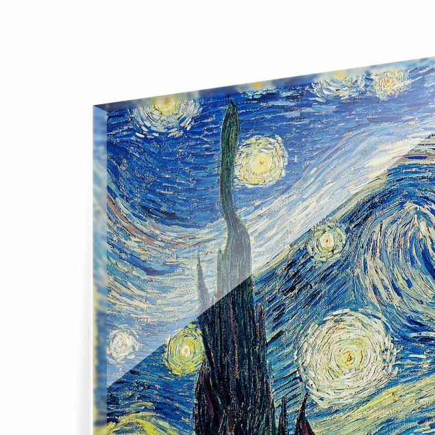Obrazy na szkle artyści Vincent van Gogh - Gwiaździsta noc