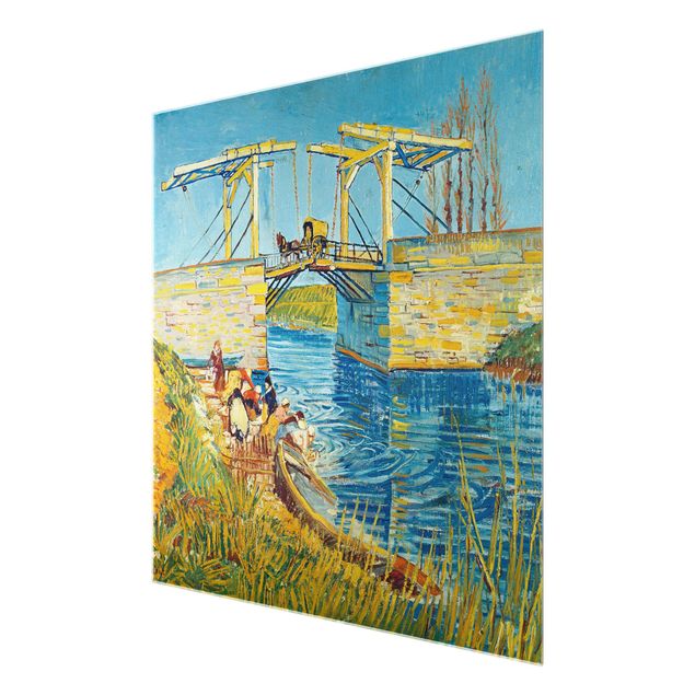 Obrazy na szkle artyści Vincent van Gogh - Most zwodzony w Arles
