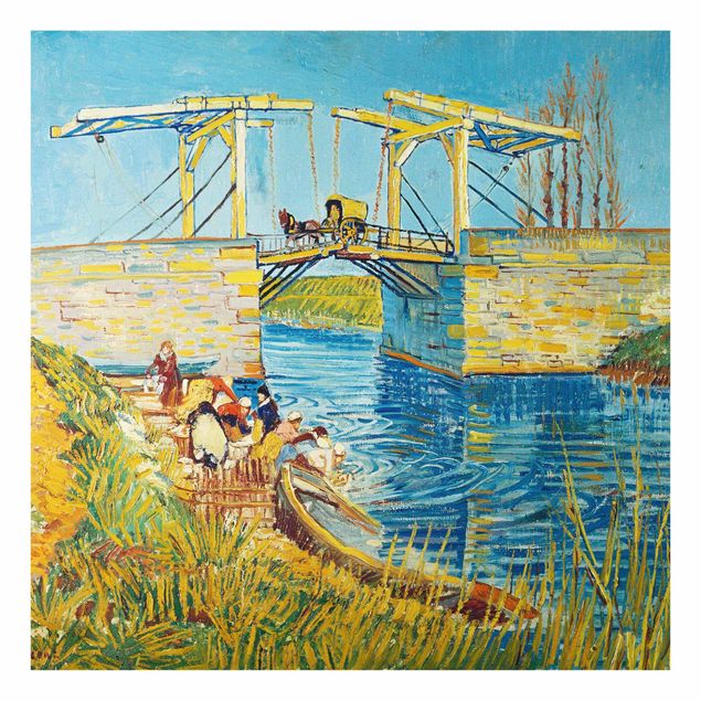 Postimpresjonizm obrazy Vincent van Gogh - Most zwodzony w Arles