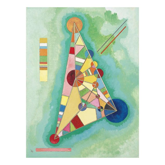 Obrazy na szkle abstrakcja Wassily Kandinsky - Trójkąt