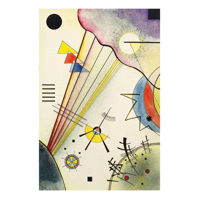 Obrazy na szkle abstrakcja Wassily Kandinsky - Jasne połączenie