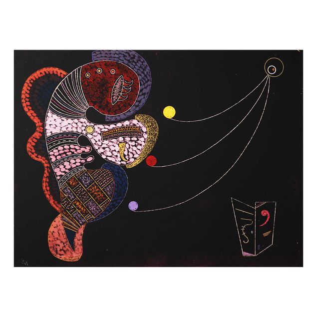 Obrazy na szkle artyści Wassily Kandinsky - Duży i malutki