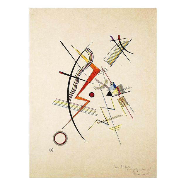 Obrazy na szkle abstrakcja Wassily Kandinsky - Roczny prezent