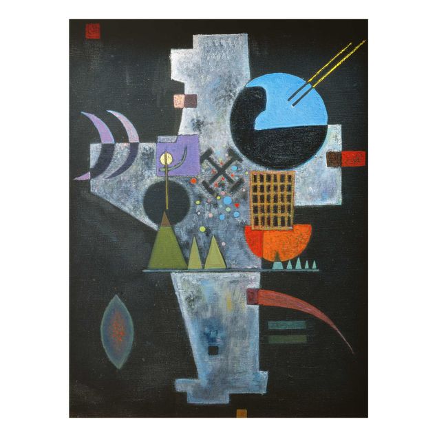 Obrazy na szkle abstrakcja Wassily Kandinsky - Kształt krzyża
