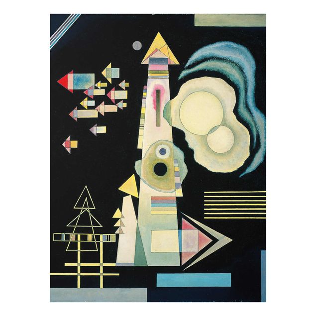 Obrazy na szkle abstrakcja Wassily Kandinsky - Strzałki