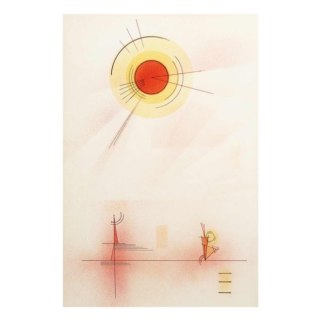 Obrazy na szkle abstrakcja Wassily Kandinsky - Promienie