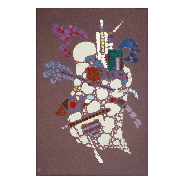 Obrazy na szkle abstrakcja Wassily Kandinsky - Taches Grises