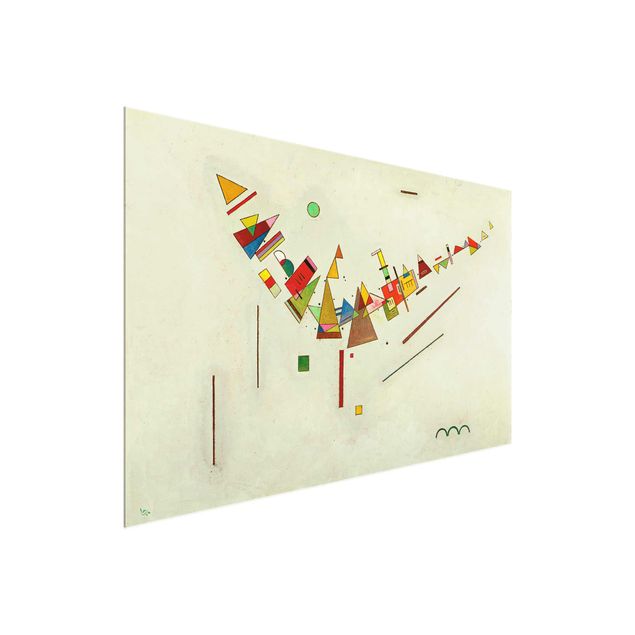 Obrazy na szkle artyści Wassily Kandinsky - Angular Swing