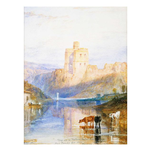 Obrazy romantyzm William Turner - zamek Norham
