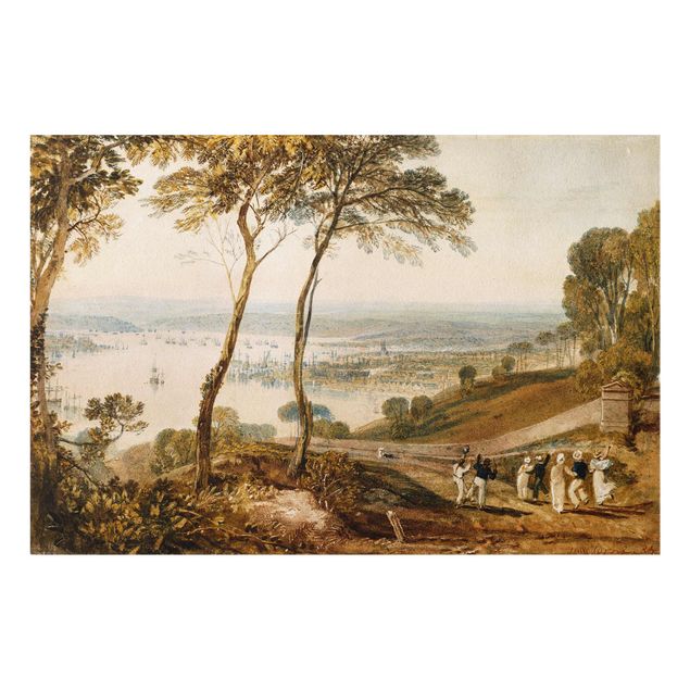 Obrazy na szkle krajobraz William Turner - Plymouth Dock