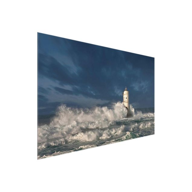 Obrazy na szkle krajobraz Latarnia morska na Sardynii