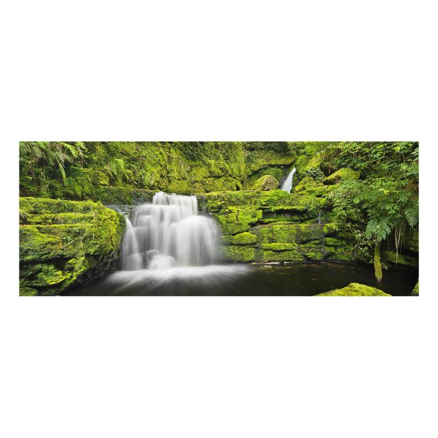 Nowoczesne obrazy do salonu Niższy wodospad McLean w Nowej Zelandii