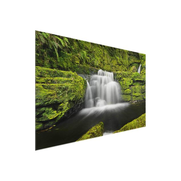 Obrazy na szkle wodospad Niższy wodospad McLean w Nowej Zelandii