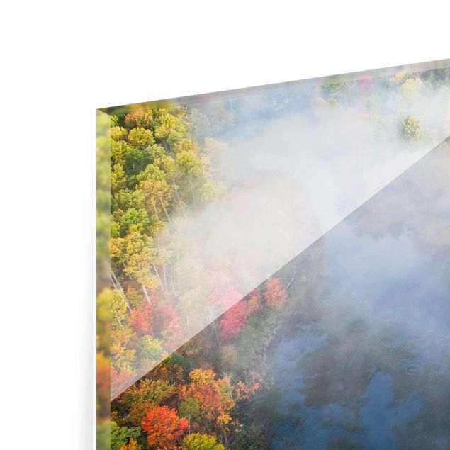 Obrazy krajobraz Zdjęcie lotnicze - Symfonia jesienna
