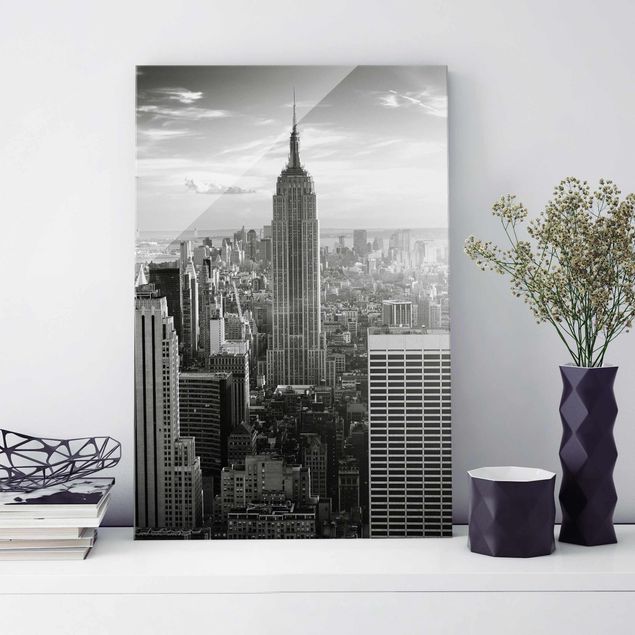 Obrazy na szkle architektura i horyzont Manhattan Skyline