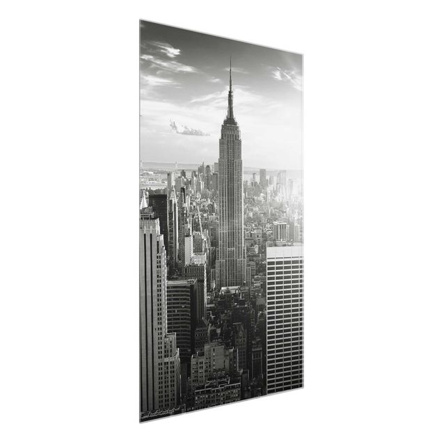 Obrazy na szkle portret Manhattan Skyline